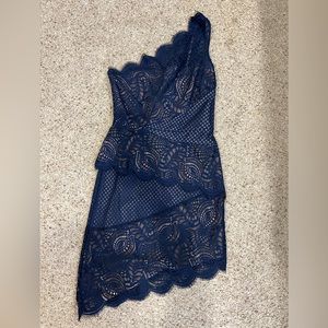 BCBG Max Azria One Shoulder Dress